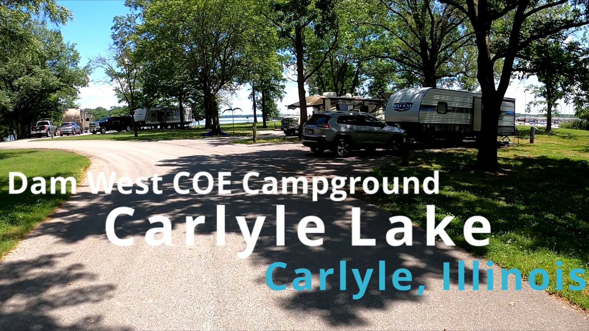 Dam West Campground Carlyle Lake, Carlyle, Illinois Under The Stars RV Travel